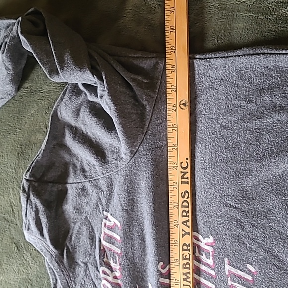 Breakfast Club Sweater Sweat Shirt XL XXL Grey Cozy winter tea books coffee - Picture 10 of 10